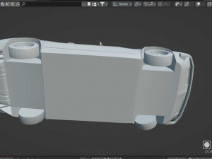 LowPoly Old Camaro 3D-Modell