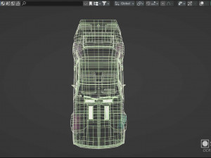 LowPoly Old Camaro 3D-Modell