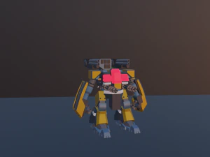 GameReady 전쟁 로봇 3D 모델