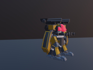 GameReady War Robot Model 3D