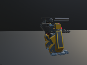 GameReady War Robot Model 3D