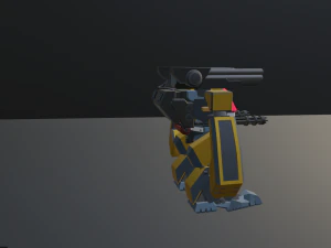 GameReady War Robot 3D Model
