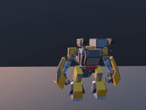 GameReady War Robot Model 3D