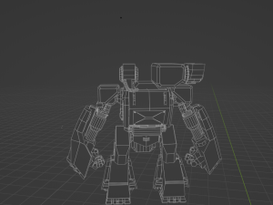 GameReady War Robot Model 3D