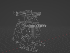 GameReady War Robot Model 3D