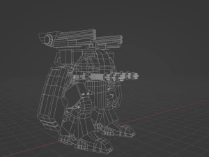 GameReady War Robot 3D Model