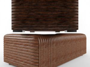 Sofa 3 Seater Malibu 226cm 3D Model