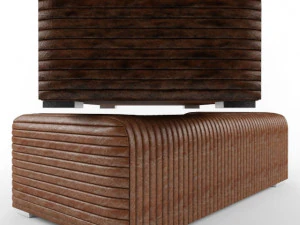 Sofa 3 Seater Malibu 226cm 3D Model