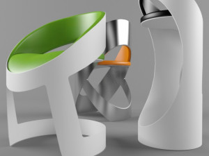 Martz Edition Original Chairs 3D Model