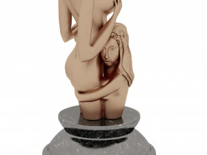 BronzefigurineCloseness 3D Model
