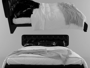 Bed Benedetti mobili Wadi letto 3D Model