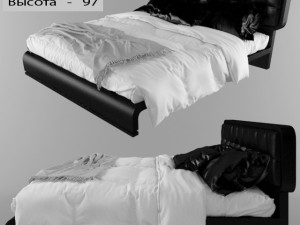 Bed Benedetti mobili Wadi letto 3D Model