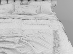 Bed Benedetti mobili Wadi letto 3D Model