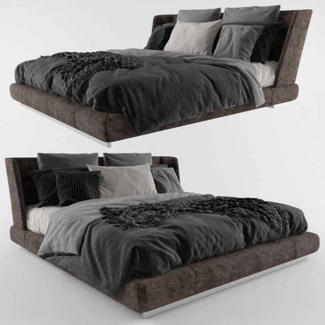Bed Benedetti mobili Wadi letto 3D Model .c4d .max .obj .3ds .fbx .stl .blend 
