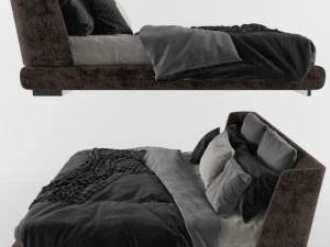Bed Benedetti mobili Wadi letto 3D Model