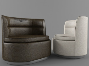 Duke Armchair Bentley Home 3D Model