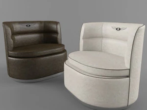 Duke Armchair Bentley Home 3D Model