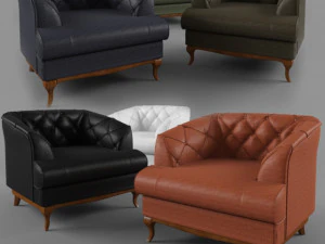 आर्मचेयर डेविडोस पैशन 3D मॉडल