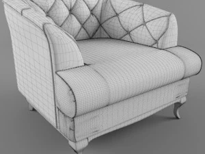 Armchair Davidos Passion 3D Model