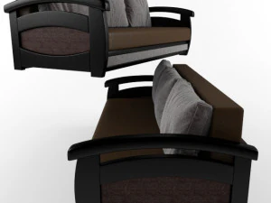Sofa is Prague eurobook 3D Model