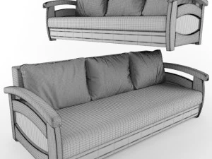 Sofa is Prague eurobook 3D Model
