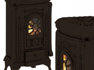 Cast-iron stove of Ingrid 3D 모델