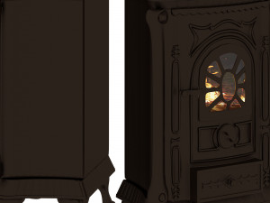 Cast-iron stove of Ingrid Modèle 3D