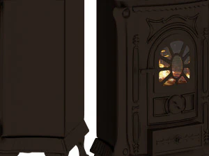Cast-iron stove of Ingrid 3D Model
