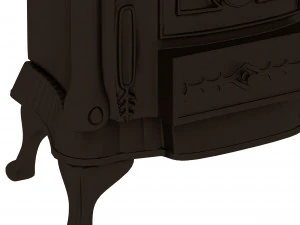 Cast-iron stove of Ingrid 3D Model