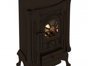 Cast-iron stove of Ingrid Modèle 3D