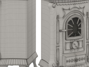 Cast-iron stove of Ingrid Modèle 3D