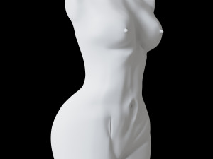 Figurine of a female body 3D 모델