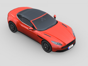 Aston Martin DB11 Volante 2019 3D Model