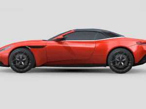 Aston Martin DB11 Volante 2019 3D Model