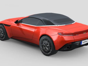 Aston Martin DB11 Volante 2019 3D Model