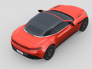 Aston Martin DB11 Volante 2019 3D Model