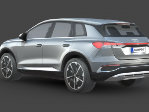 Audi Q4 e-tron 3D Модель