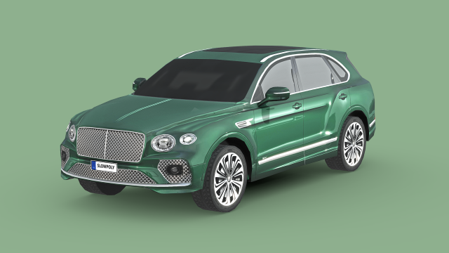 Bentley Bentayga 3D Model .c4d .max .obj .3ds .fbx .stl .blend 