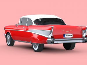 Chevrolet Bel Air z 1957 r Model 3D