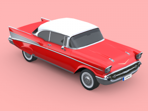 Chevrolet Bel Air z 1957 r Model 3D