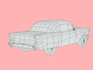 Chevrolet Bel Air z 1957 r Model 3D