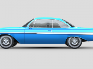 Chevrolet Impala Coupe 1961 3D Model