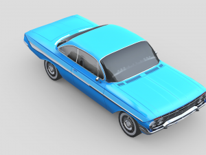 Chevrolet Impala Coupe 1961 3D Model