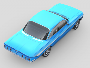 Chevrolet Impala Coupe 1961 3D Model