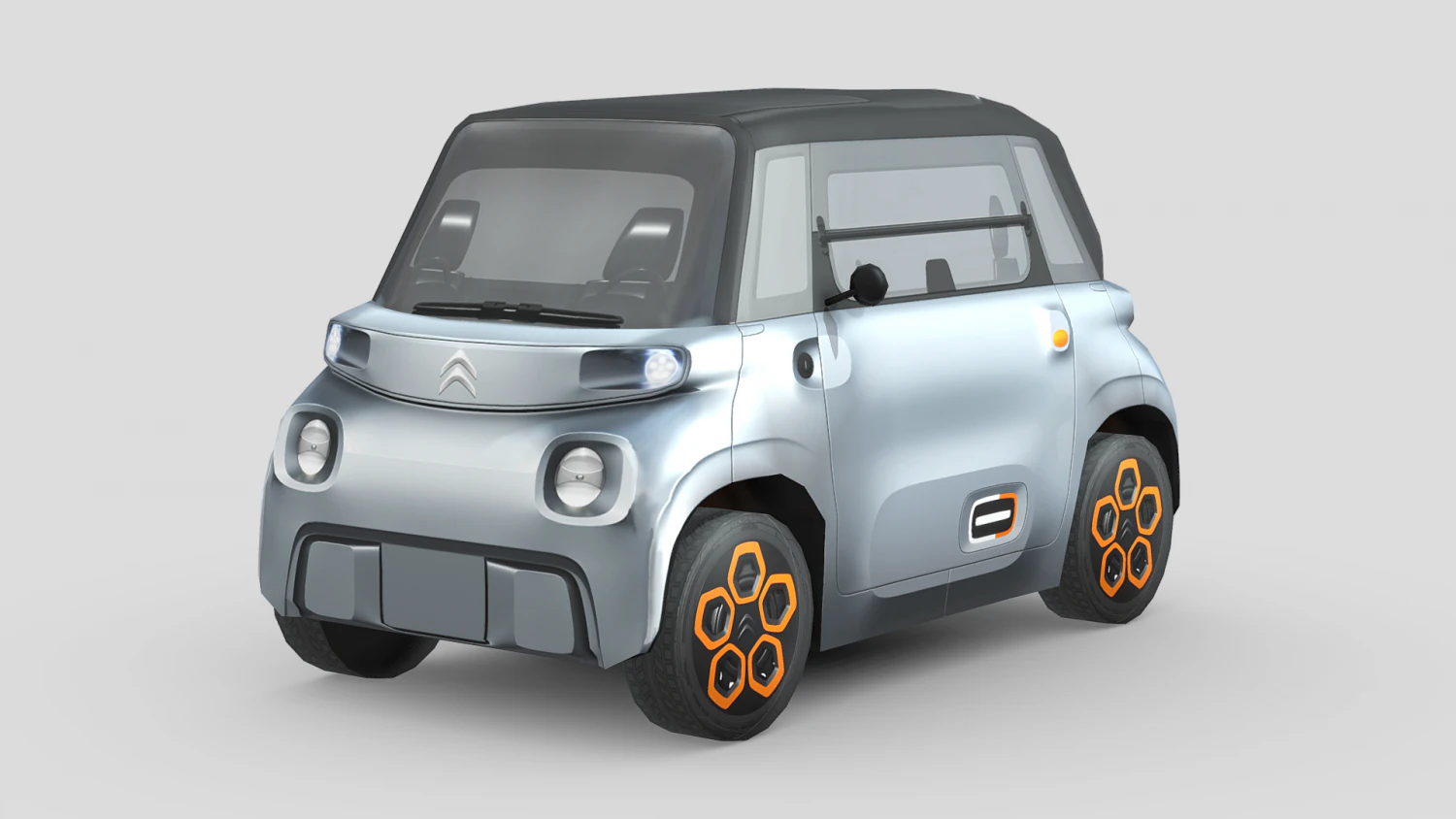 Citroen Ami 3D Model .c4d .max .obj .3ds .fbx .stl .blend 