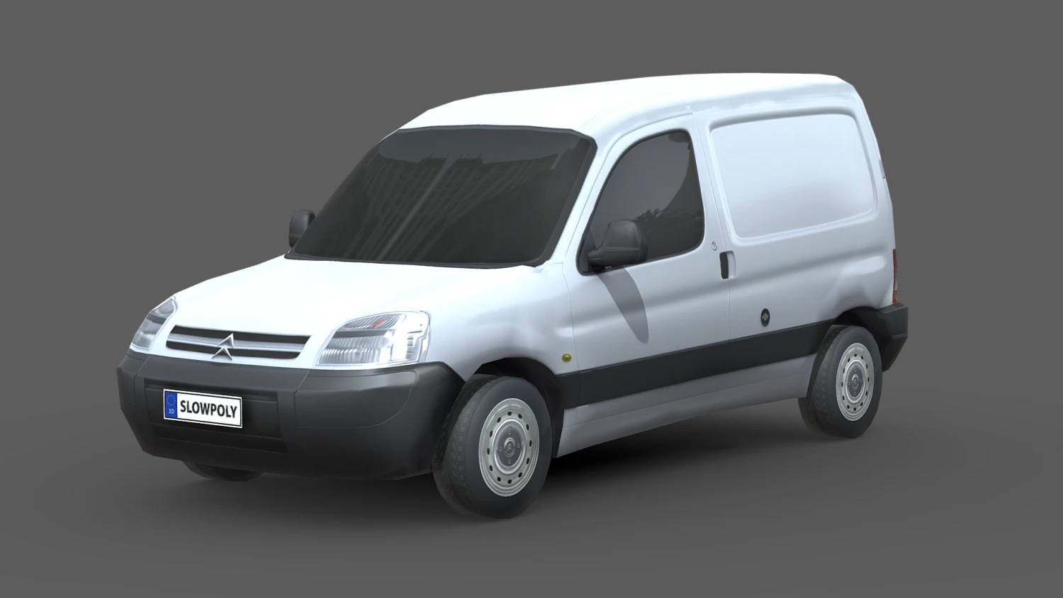 Citroen Berlingo Van 2013 3D Model .c4d .max .obj .3ds .fbx .stl .blend 