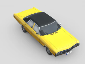 Dodge Polara 1970 Modello 3D