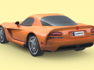 Dodge Viper SRT 2010 3D Model