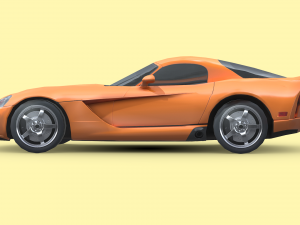 Dodge Viper SRT 2010 3D Model