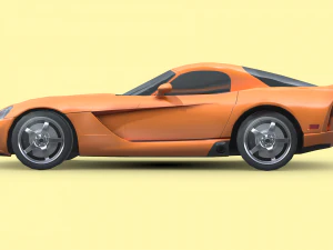 Dodge Viper SRT 2010 3D Model